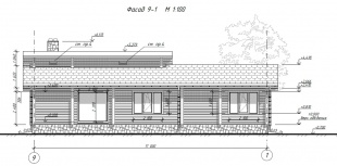 Дом из бруса(200*150)-проект №1000