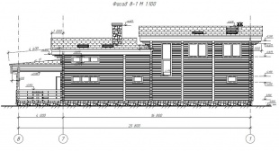Дом из бруса (180*142) - проект №831