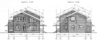 Дом из бруса (190*150) - проект №943