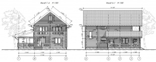 Дом из бруса (200х150) - проект №957