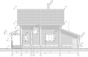 Дом из бруса(200*150)-проект №313